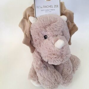 NEW Dinosaur Plush Super Soft Stuffed Animal Dino Rattle Toy | Rachel Zoe